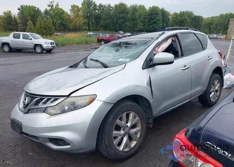 2014 Nissan Murano Sl из США, поврежденный, VIN JN8AZ1MWXEW507320